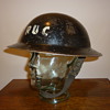 WWII Royal Ulster Constabulary (Police) steel helmet.