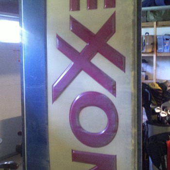 Exxon sign picked this weekend