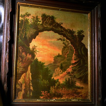 Arch Rock Colored Lithograph by John Douglas Woodward - Paper