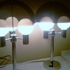 Smoked Lucite Lamps