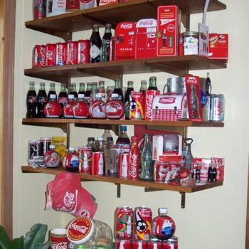 1 wall in my Coca Cola/Den (for TGBWC!)