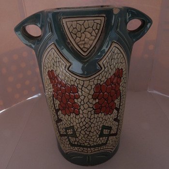 A charming turn of the century Austrian vase, with Seccessionist influence