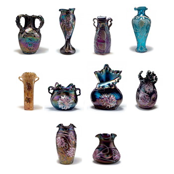 Quittenbaum, Pallme König, and Kralik – A Visual Comparison of Décor Examples for Collectors - Art Glass