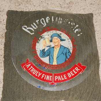 1950's  burgermiester beer sign