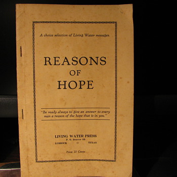 Reasons of Hope 1929