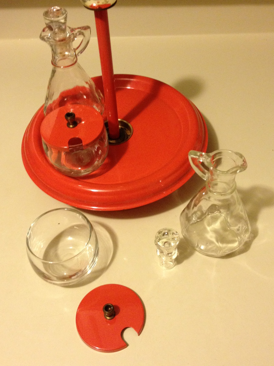 Lazy Susan condiment holder Collectors Weekly