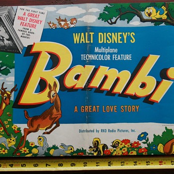 1942 "Bambi" movie pressbook - Movies