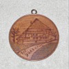 Etched wood disk - Germany