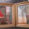 Framed Great-Grandmothers Quilt Pieces