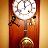 Oma's clock - blown off the wall in WWII- wondering how old it is