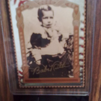 Babe Ruth, baby photos. like apreisal for this item - Baseball
