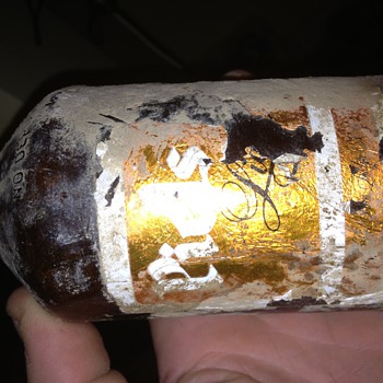found a beer bottle
