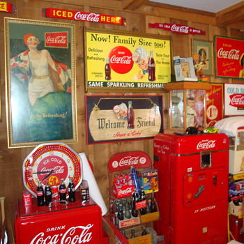 More of my coke room - Coca-Cola