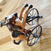 Three wheel bike with wooden horse??