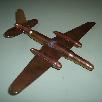 TRENCH ART  AIRPLANE - Folk Art