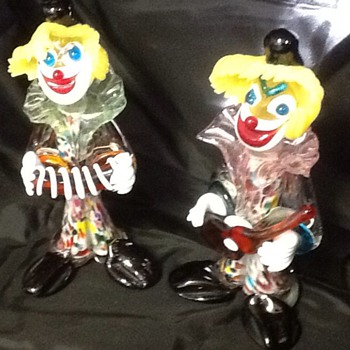 Glass clowns - Art Glass