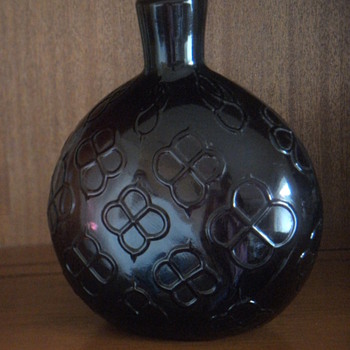 19th century amethyst flask?