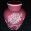 Webb Cameo glass vase