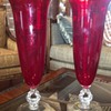 Pair of Cambridge 14" Carmen vases
