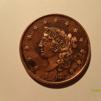 1837 Large Cent