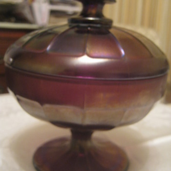 Carnival Glass ? Not sure ?