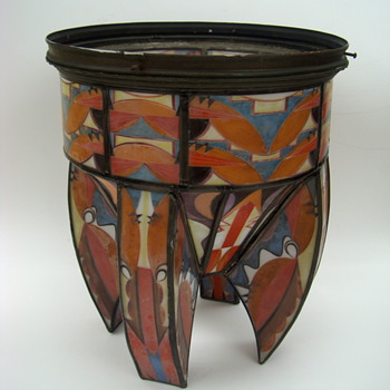 SUPER ART DECO Lamp Shade - E.F. Caldwell???