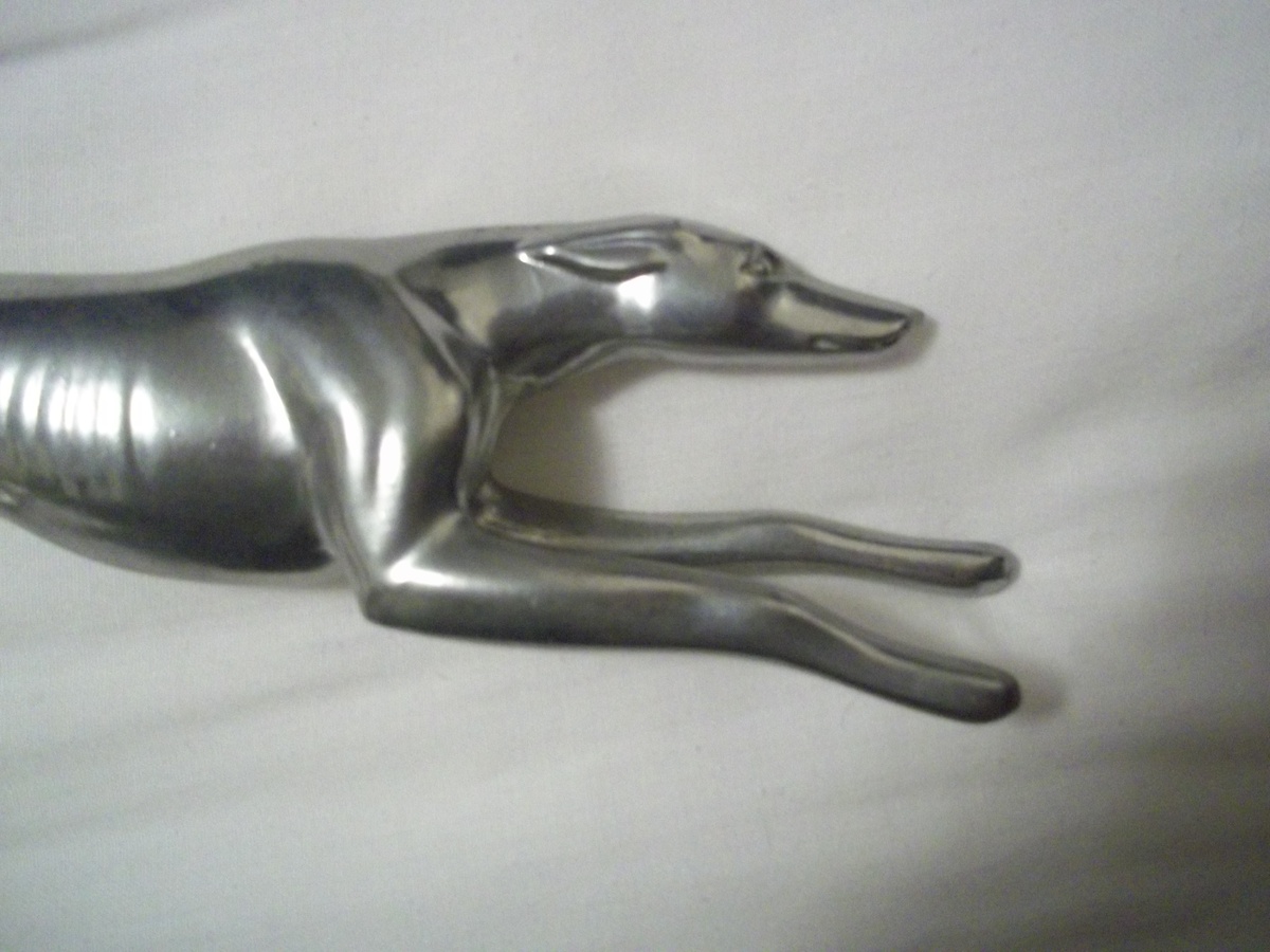 Hood ornament greyhound dog Collectors Weekly