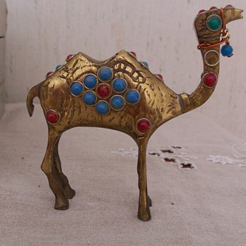 Interesting brass camel