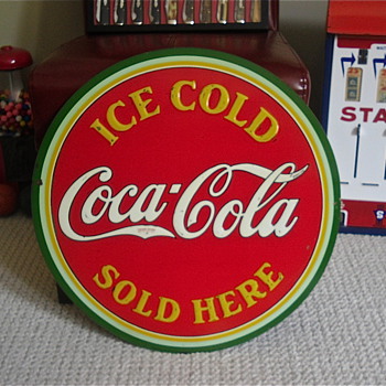 1933 Coca Cola Disc Sign, The Brother!