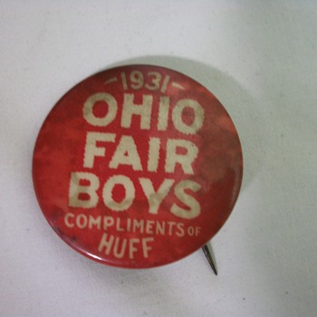 1931 OHIO FAIR BOYS  COMPLIMENTS of HUFF