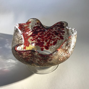 Ernest-Baptiste Léveillé footed Bowl or Vase pre 1885 - Art Glass