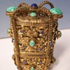 vintage jeweled perfume set