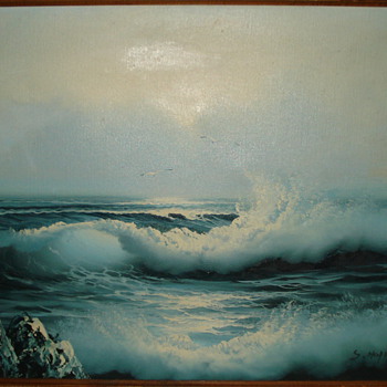 OIL PAINTING BY S. HOPKINS