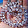 Vintage Deco Ceylon Moonstone Bead Amethyst Double Strand Necklace 14k