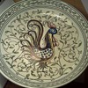Hand Painted Peacock Bowl