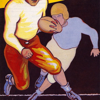 Some Vintage Football Programs - Football