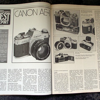1976-cameras-the canon ae1-'amateur photographer'. - Cameras