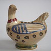 Primitive Pottery Bird~France~Marked & w/remains of old sticker~Look Familiar?