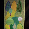 2 Old Fabric Art, Signed JG or FG ? Anyone familar with this Artist ?