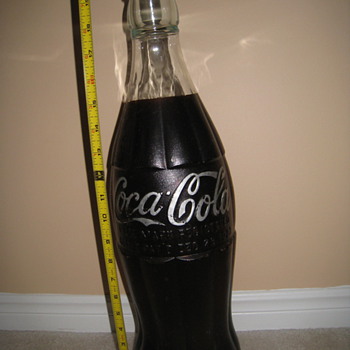 Coca-Cola Large Store Display Brown Glass Bottle - Coca-Cola