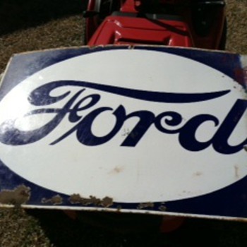 Metal Ford Sign