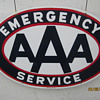 AAA porcelian sign