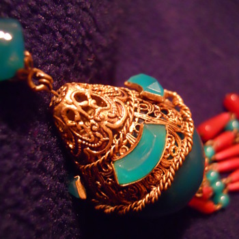 Tibetan necklace from who knows when.... - Fine Jewelry