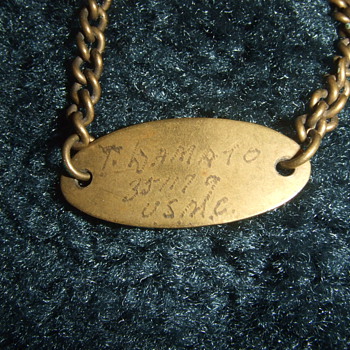 USMC Medal of Honor Recipients ID bracelet from WW2