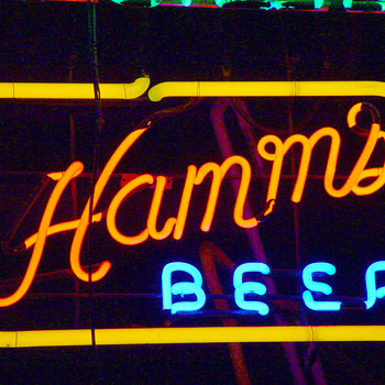Hamms neon sign - Breweriana