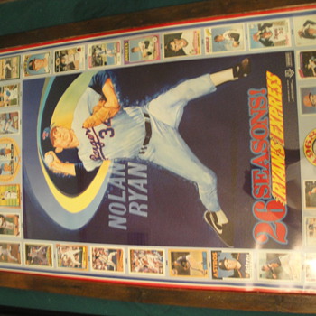 Nolan Ryan 26 Seasons Ryan Express Poster/cards