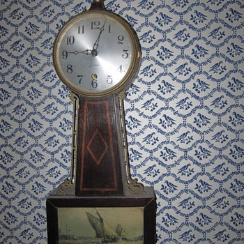 My Old Sessions Banjo Clock Antique