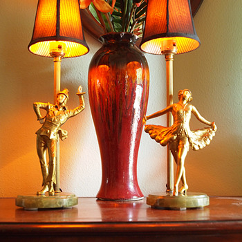 1920's German Art Deco Lamps - Art Deco