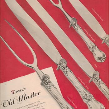 1950 Towle Sterling Advertisement - Old Master