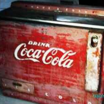 Original 1960s Coca Cola Honor system Ice Box